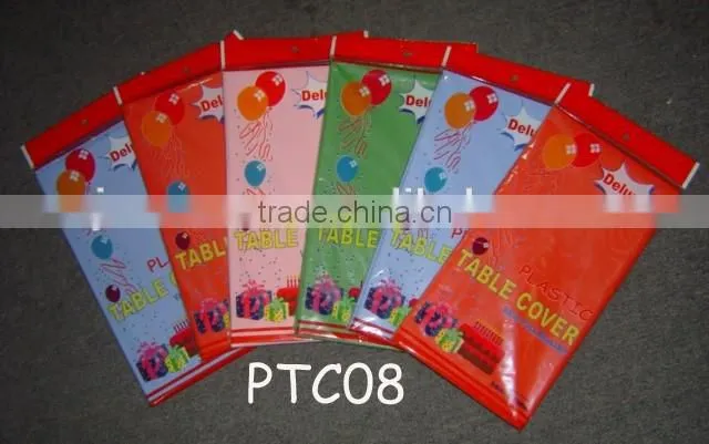 Valentine's high quality fancy decorative table cover dinning table cover disposable PVC material
