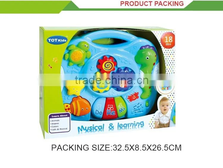 Most popular plastic cartoon electric learning musical inserts for toys