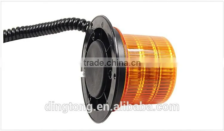 Toptree amber led rotating beacon light 12v with CE ROHS approved