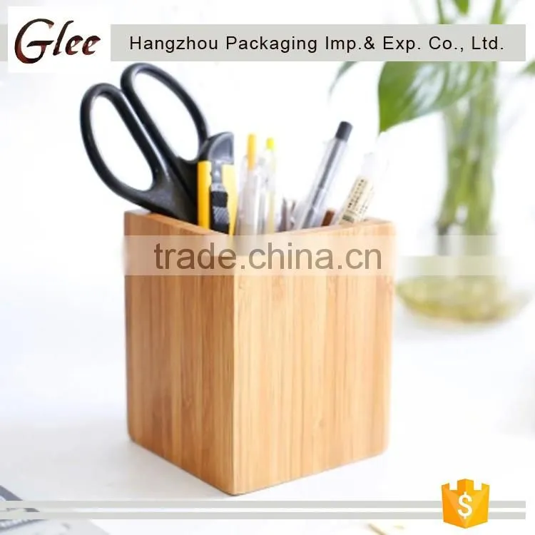 Ec-firendly multi-functional simple and useful bamboo storage case