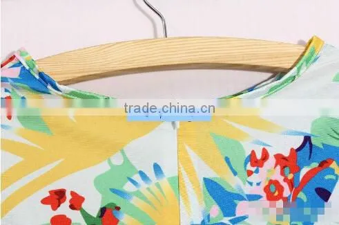 2014 Women Short Ladies Rompers Two Piece set and Crop top Evening Club Dress Casual Floral Printed Sexy Bodycon Jumpsuit