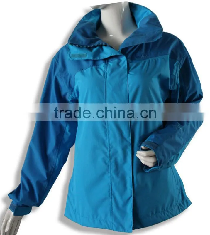 Hiking/ camping womens custom logo winter jacket