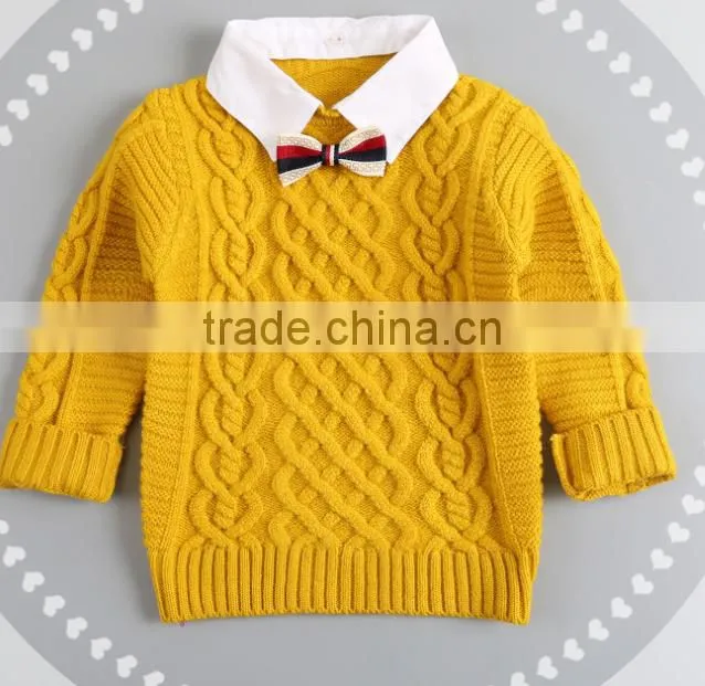 Latest new design baby boy cashmere knitted sweater