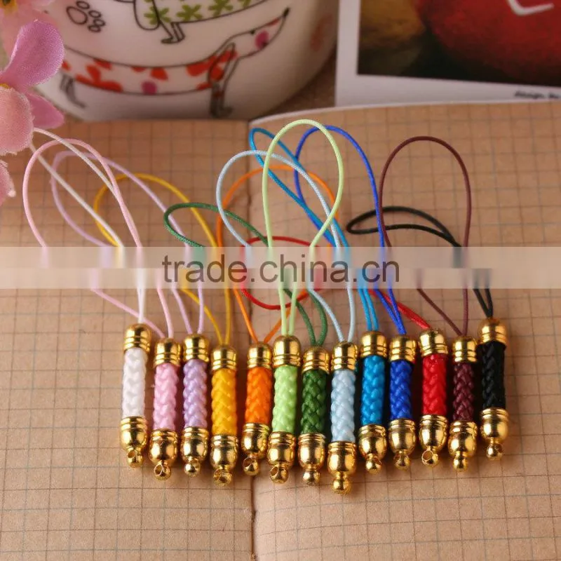 Mobile Strap, Cell Phone Strap,DIY Girls Colorful Strings Chain For Phone