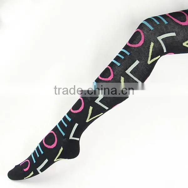 Wholesale women sports tights with custom pattern