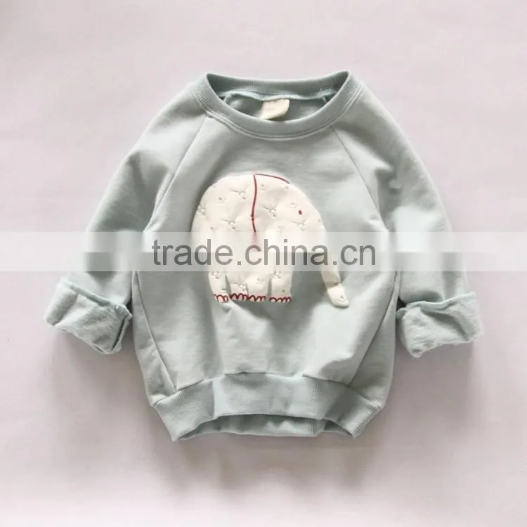 children clothing Kids elephant clothes girls boy pullover Hoodies Kids Long Sleeve spring autumn 2016 Hoodies