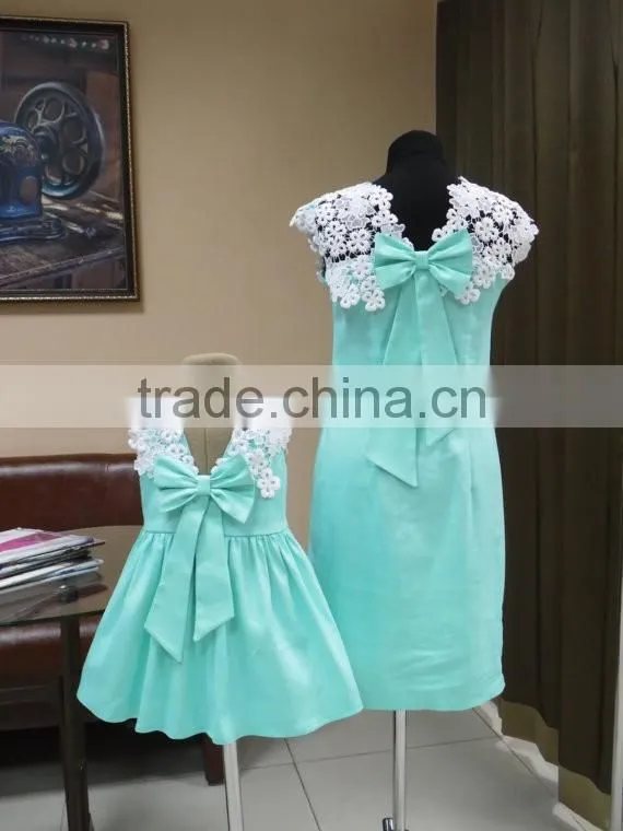 Mother Daughter matching Dresses 2016 wholesale Mommy and me outfits Mommy and Me Dresses designer