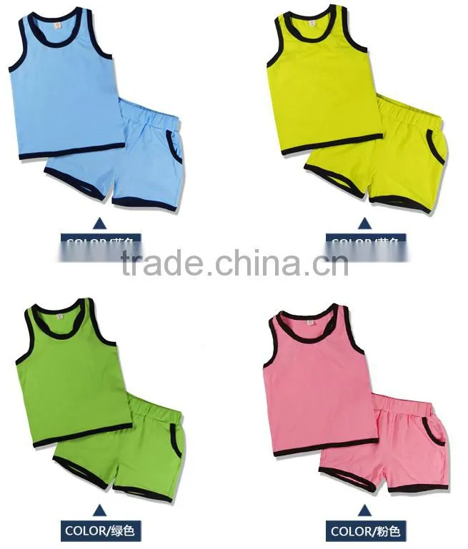 custom designer baby boutique clothing little child pajamas cotton spandex blank baby fashion pajamas