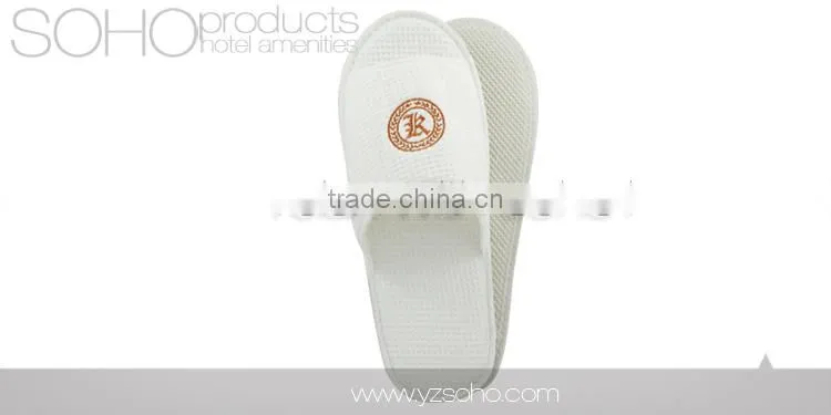 Cheap Embroidery Hotel Waffle Slipper