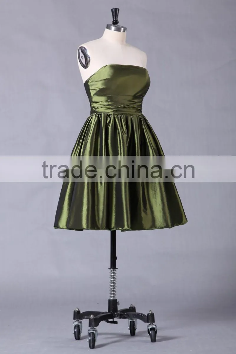 2017 New Fashion Elegant A-line Sweetheart tulle with short evening dress prom dresses ED109