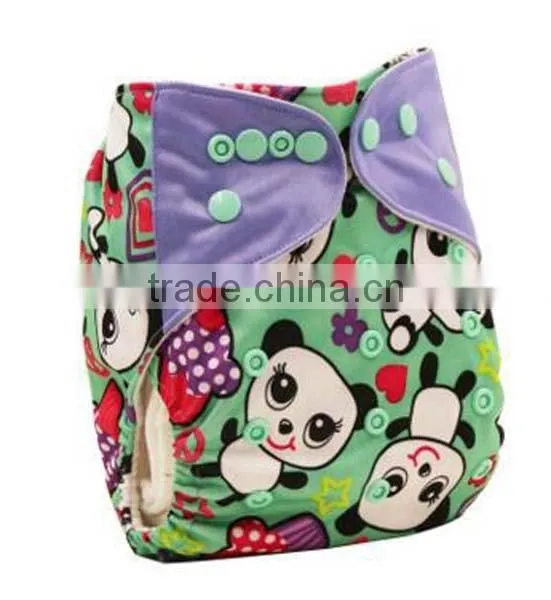 fashion cartoon pattern adjustable baby dipper cloth