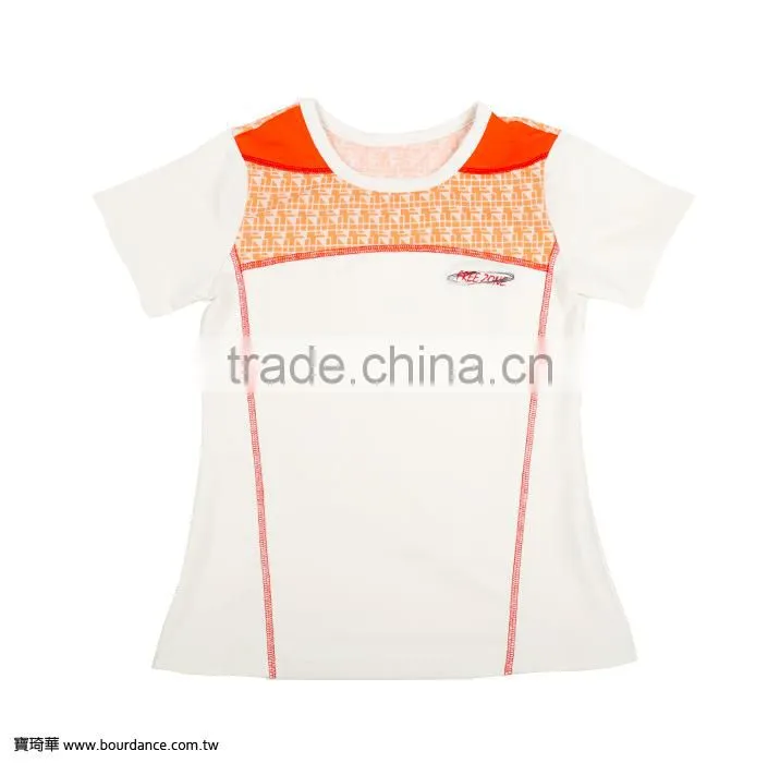 Round neck short sleeve wholesale fitness clothing