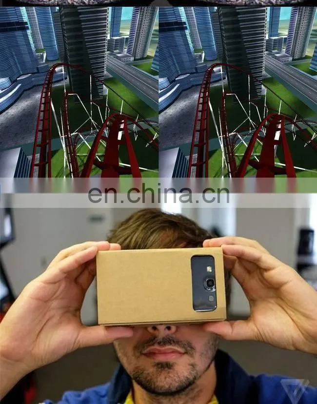 Cardboard 3D VR Virtual Reality Google Headset Movie Games Glasses for Phones VR002