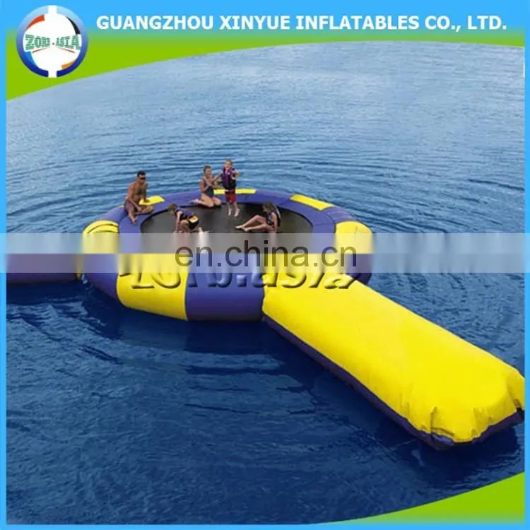 Inflatable water park ride portable water park
