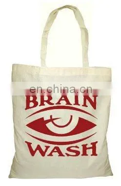 100% cotton durable grey cloth printing bag