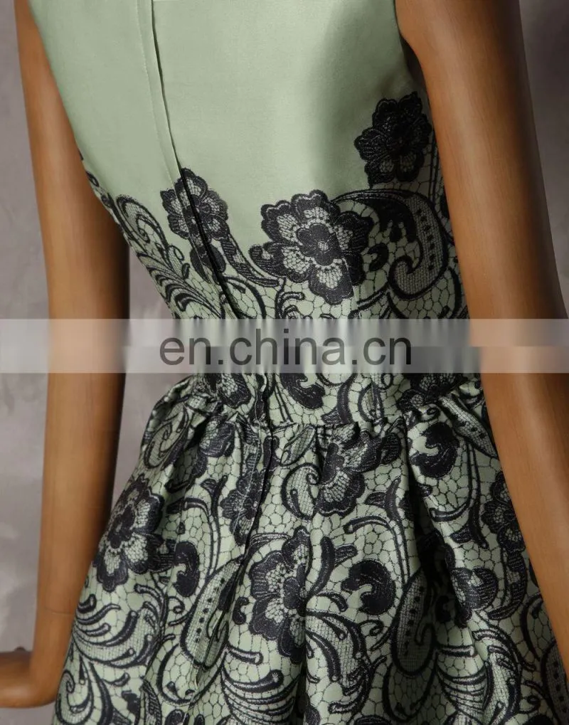 2015 embroidery designs sleeveless dresses