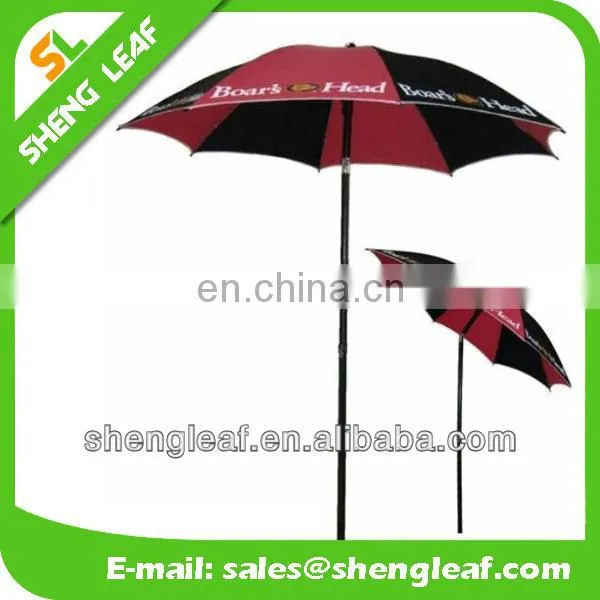 1.8M promotion polyester cheap easy sunshade flag beach umbrella