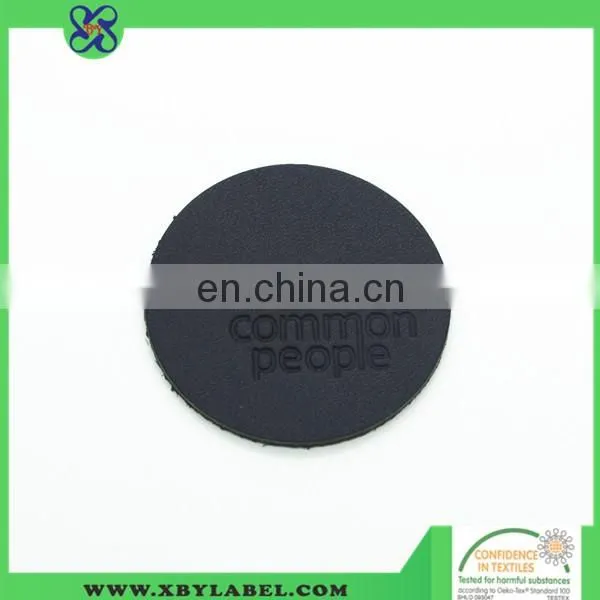 Garment leather label/ rubber heat transfer label