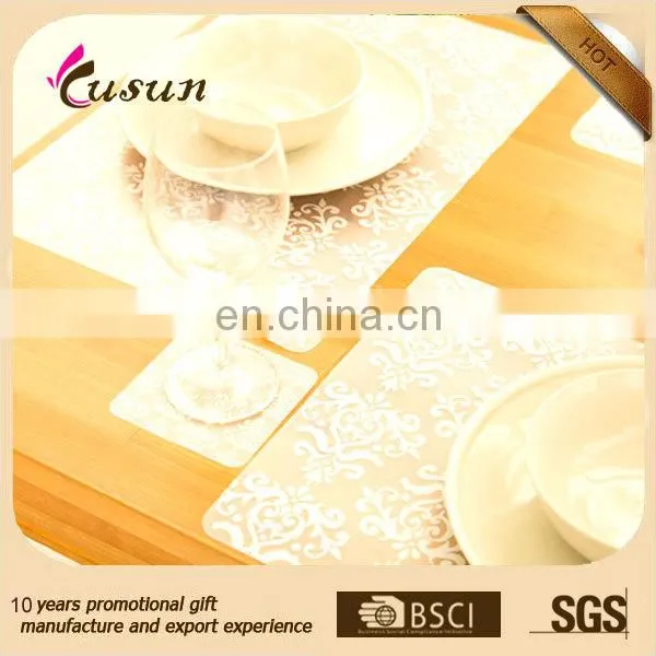 2016 hot sale printing decorate plastic pp pvc kitchen mat