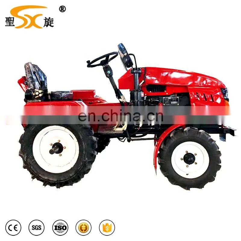 4 wheel 2WD farm tractor mini tractor garden compact tractor with best price