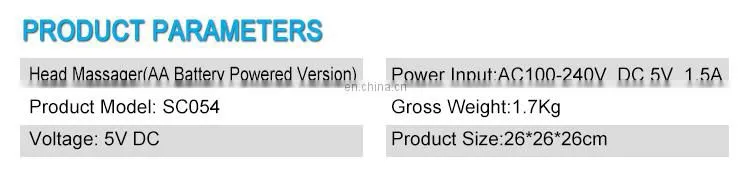 Automatic air pressure head massage vibrating electric head massager