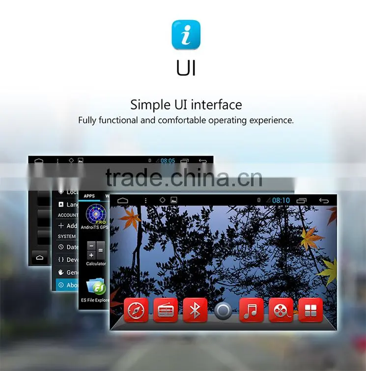 R16 Four Core android 4.4.2 --car dvd for peugeot 208 +OEM+mirrior link +TPMS+factory directly