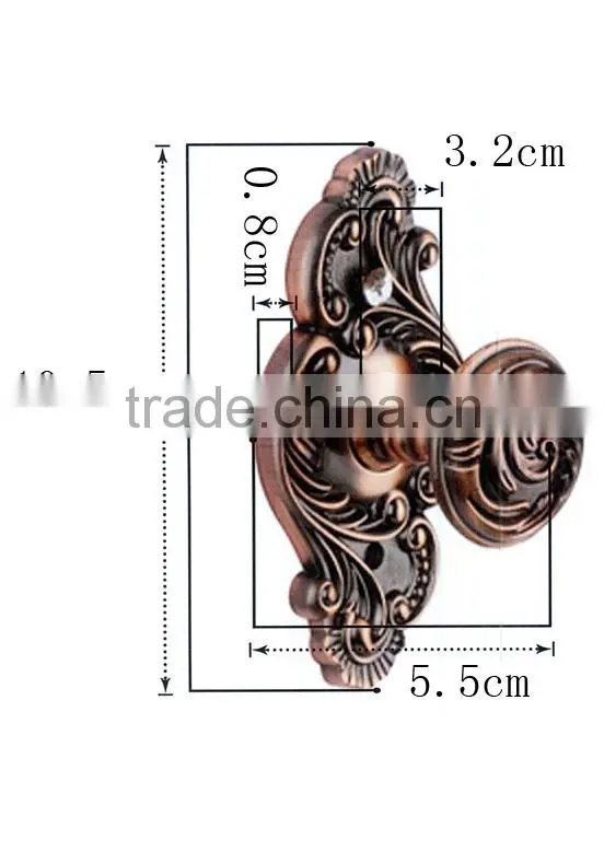 JCB308ABCD curtain tiebacks wall hook