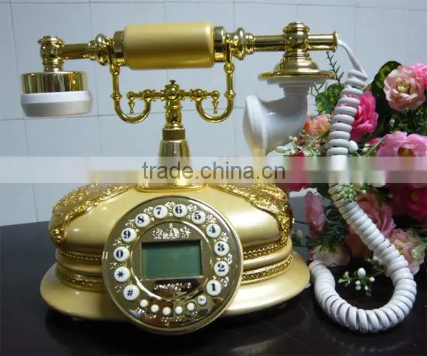 Analog corded old fashion telephone