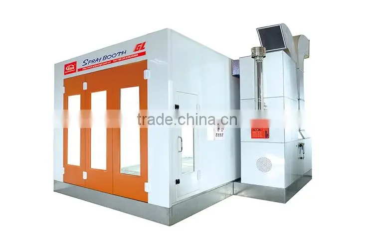 Sandwich style panel 14 kw outdoor car spray booth oven