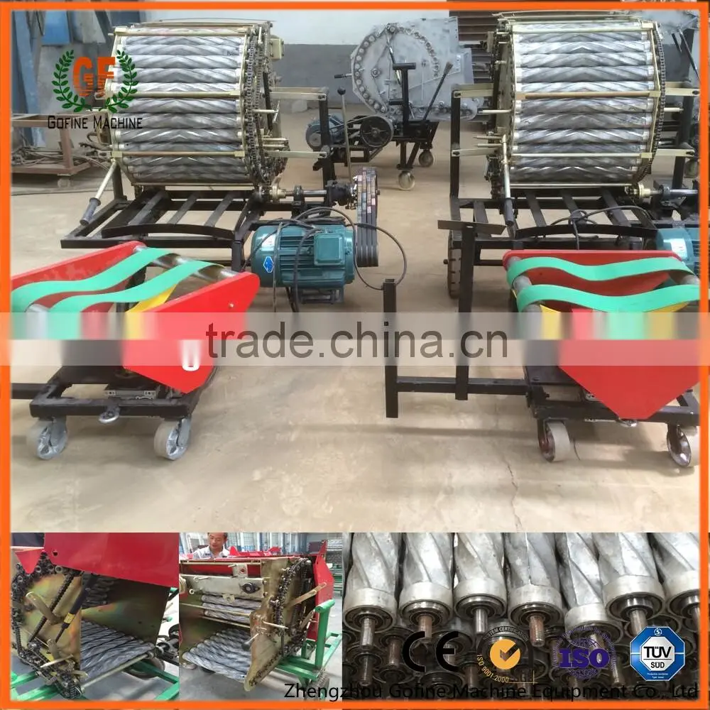 agricultural round rice straw baling machine