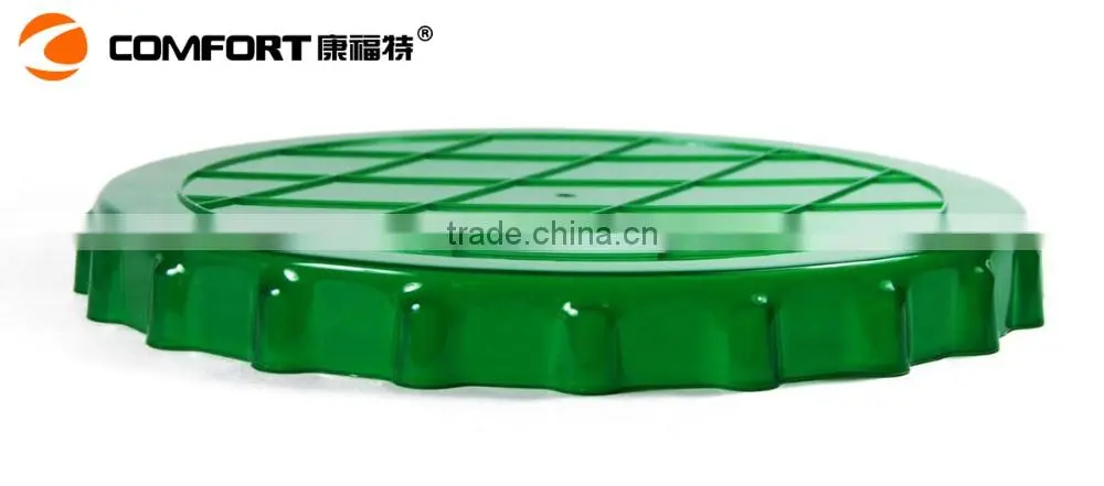 2016 new design customized round plastic tray