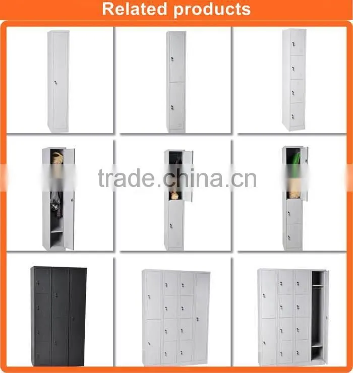 One Tier Steel Locker, Single Door Locker, Metal Locker with Key Lock