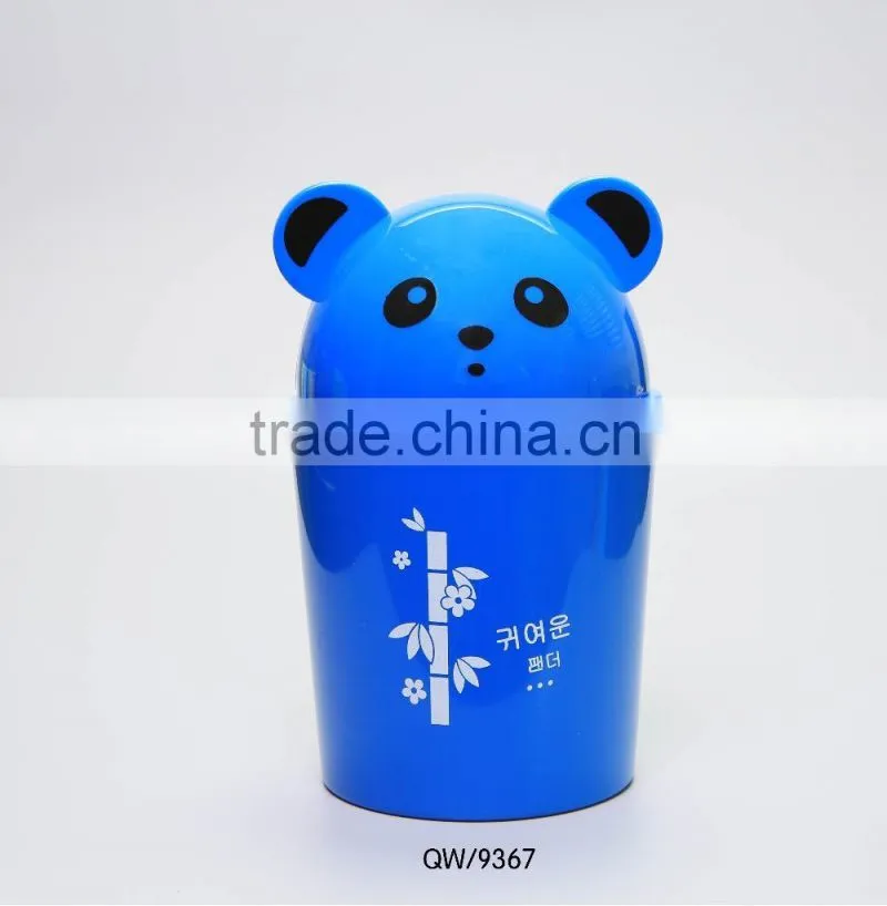 Plastic Mini mushroom Table Trash Can/waste bin