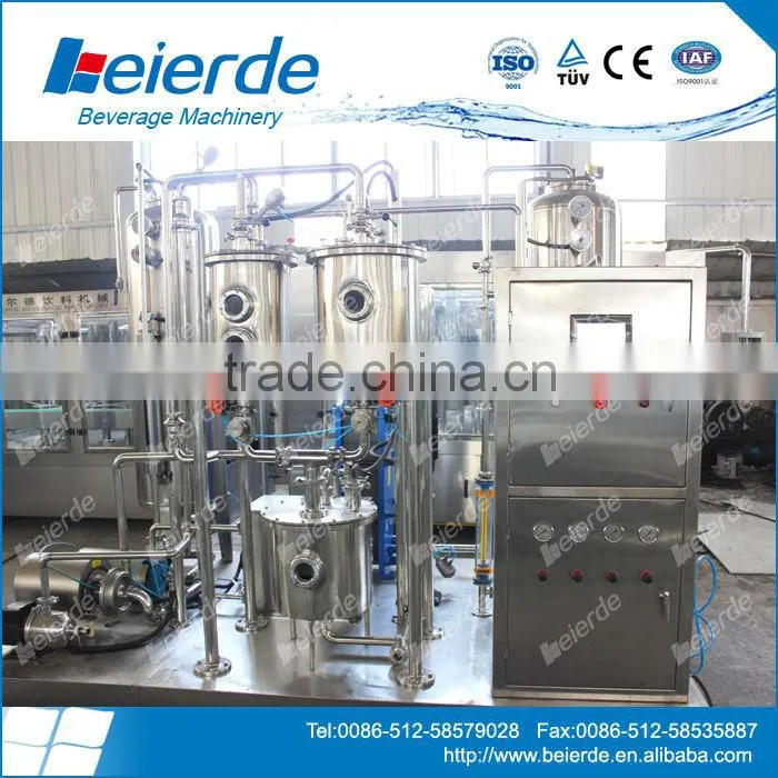 6,000 PET bottles per hour carbonated drink filling machine