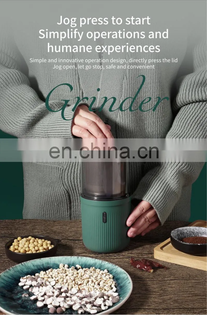 Whosale Mini Portable Grinding Machine for Coffee and Grains