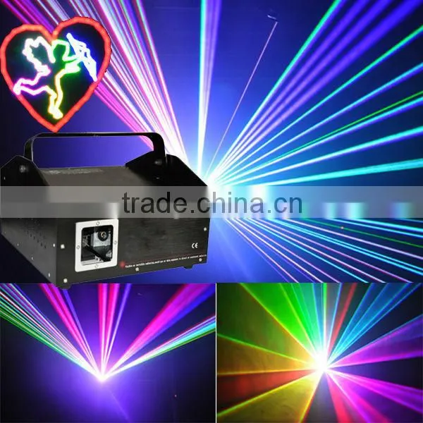 1W RGB Animation Laser Light DJ Stage Lighting High Power Led Cartoon Laser Light