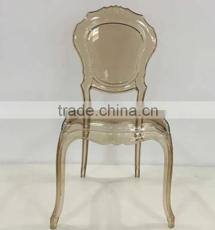 Modern designer popular transparent PC chair for sale