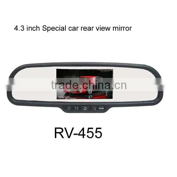 4.3 inch special car rear view mirror with MP5 player