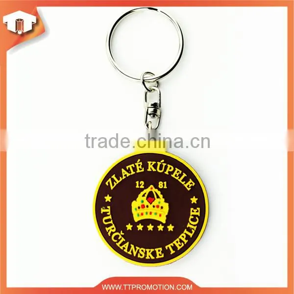 Customized Cheap multiple ring keychain