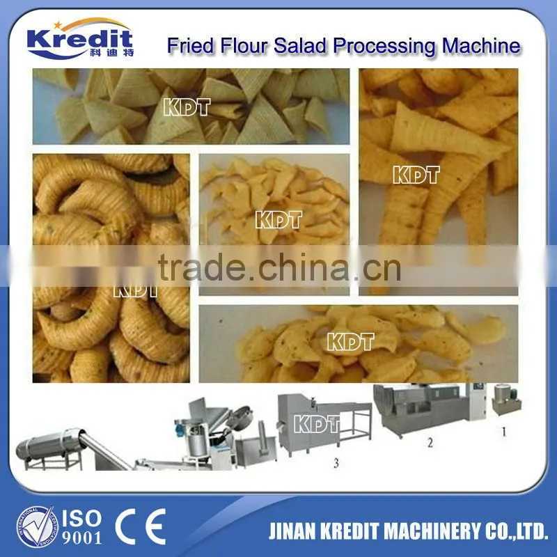 Extruded Wheat Flour Snacks Machine