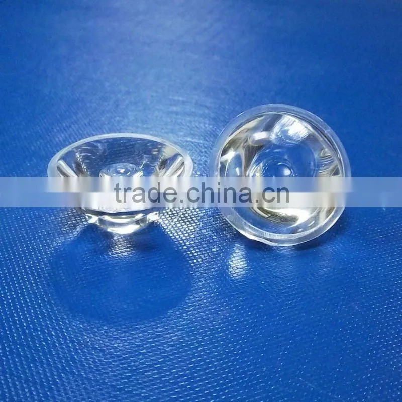Diameter 15mm Glossy Surface Concave LED Lens