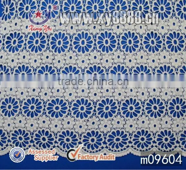 2014 Apparel Garment Accessories M09604 Cotton Custom Lace Fabric