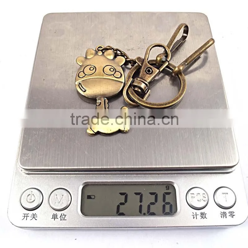 cheap metal keychains fashion jewelry cute design Cartoon keychains