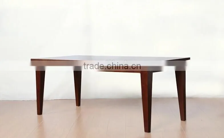 DT-4028 Korea Thick Wood Slab Wooden dining table