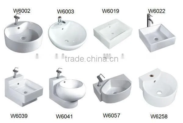 Alibaba sanitary ware porcelain square popular art baisn