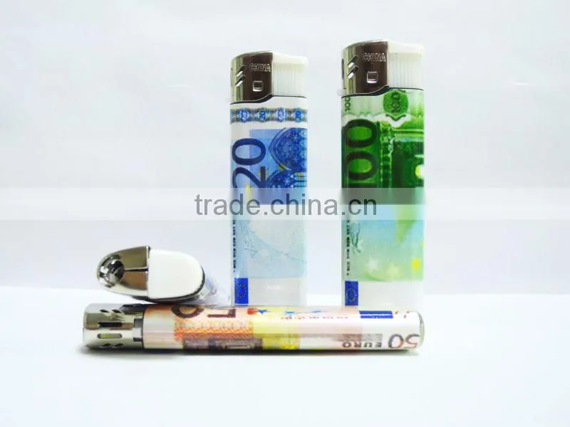 wrap customized picture plastic material electronic lighter