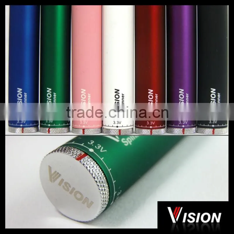 Hot !! protable and durable ecig battery ego passthrough ego vision spinner battery 1300mah