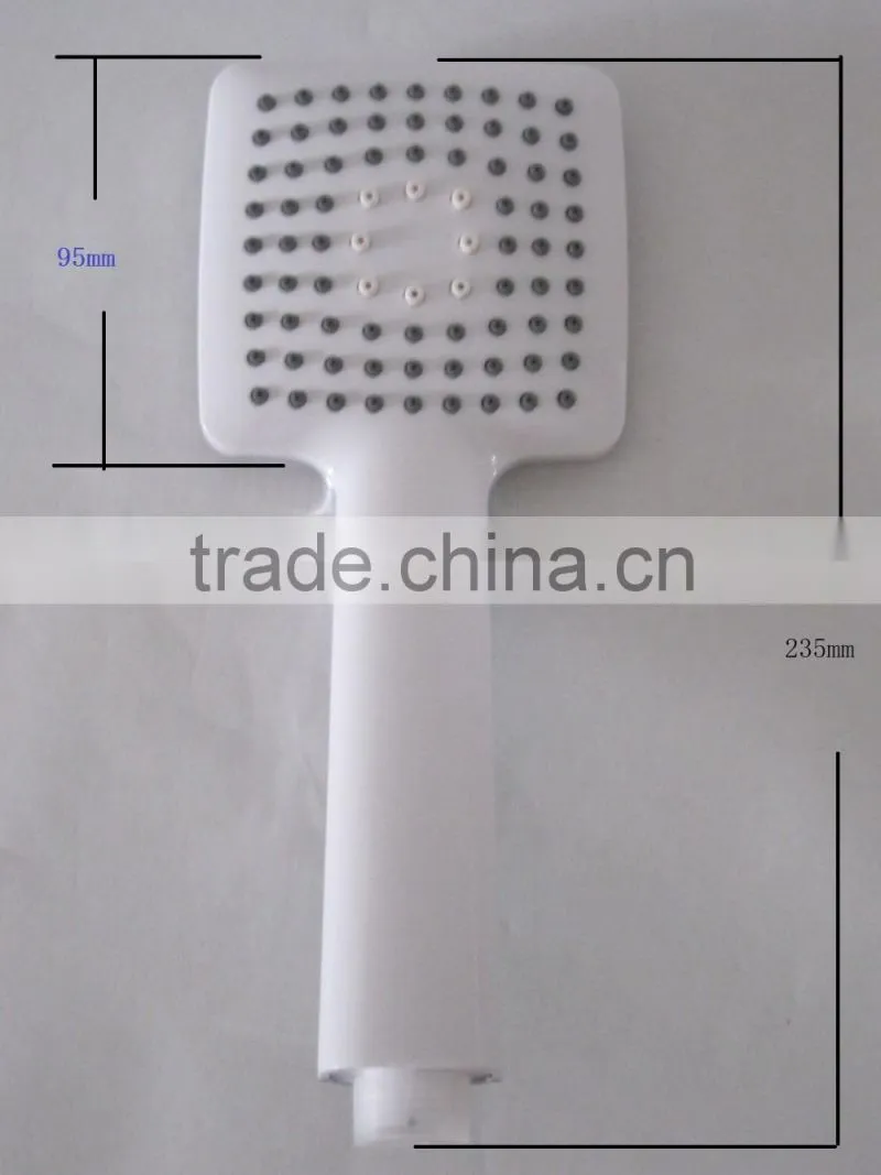 Saturating spray ABS hand held shower head