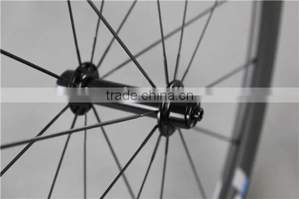 Super light carbon clincher wheelset wide edge carbon fiber wheels W40C