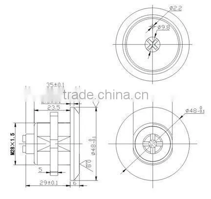 Safe cross Lock Cylinder